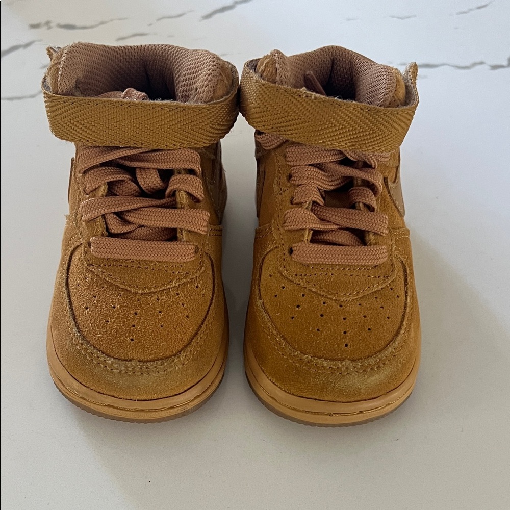 Kids Nike Air Force Ones High-Top Sneakers